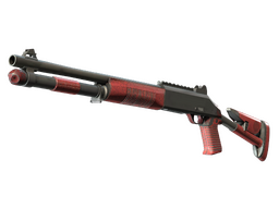 XM1014 | Red Leather (Field-Tested)