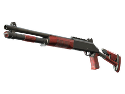 XM1014 | Red Leather (Battle-Scarred)