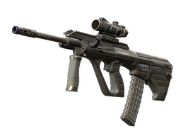 AUG | Steel Sentinel (Battle-Scarred)