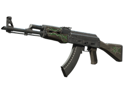 AK-47 | Emerald Pinstripe (Battle-Scarred)