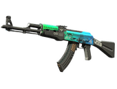 StatTrak™ AK-47 | Ледяной уголь (Поношенное)