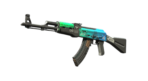 StatTrak™ AK-47 | Ice Coaled (Well-Worn)
