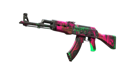 StatTrak™ AK-47 | Neon Revolution (Battle-Scarred)