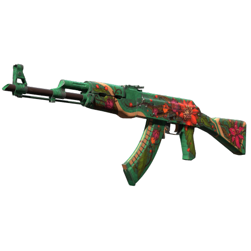 AK-47 | Wild Lotus (Well-Worn), CS2 item