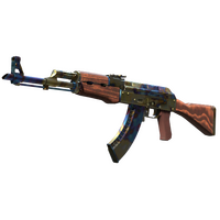 StatTrak™ AK-47 | Case Hardened (Well-Worn)