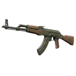 Souvenir AK-47 | Jungle Spray (Battle-Scarred)