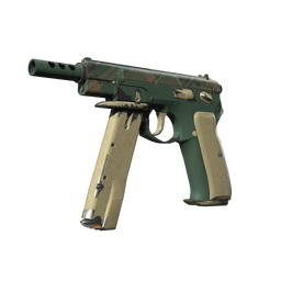 Souvenir CZ75-Auto | Green Plaid (Well-Worn)