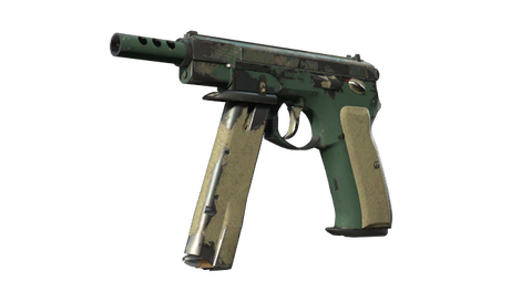 CZ75-Auto | Green Plaid (Battle-Scarred)