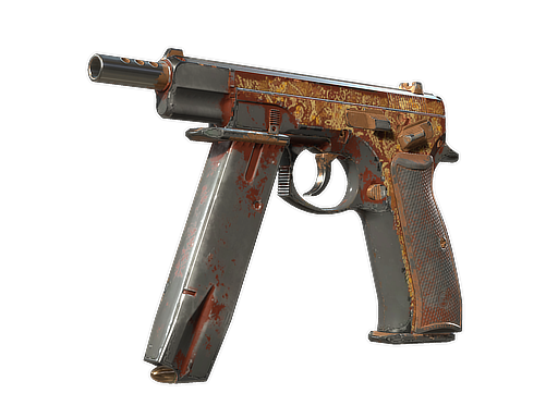 CZ75-Auto | Honey Paisley (Battle-Scarred)
