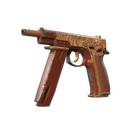 CZ75-Auto | Honey Paisley (Field-Tested)