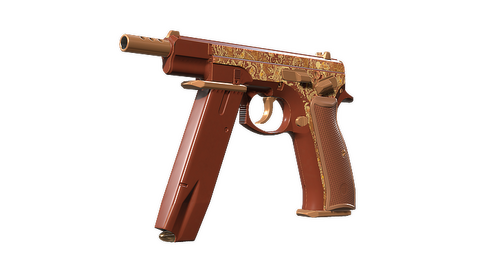 CZ75-Auto | Honey Paisley (Minimal Wear)