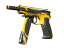 CZ75-Auto | Yellow Jacket (Battle-Scarred)