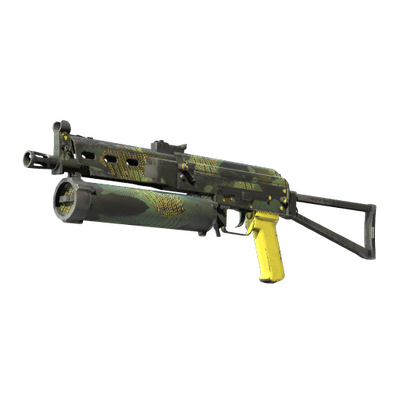 StatTrak™ PP-Bizon | Jungle Slipstream (Well-Worn) thumbnail
