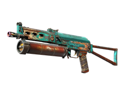 StatTrak™ PP-Bizon | Embargo (Well-Worn)
