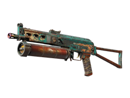 StatTrak™ PP-Bizon | Embargo (Battle-Scarred)