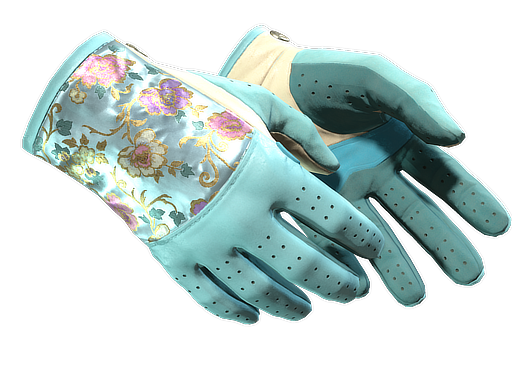 Driver Gloves Brocade Flowers