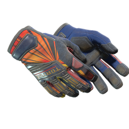 ★ Specialist Gloves | Sunburst (Battle-Scarred)