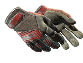 ★ Specialist Gloves | Crimson Web (Battle-Scarred)