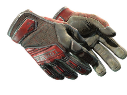 ★ Specialist Gloves | Crimson Web (Battle-Scarred)