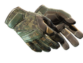 ★ Перчатки спецназа | Пиксельный камуфляж «Лес» (Немного поношенное)