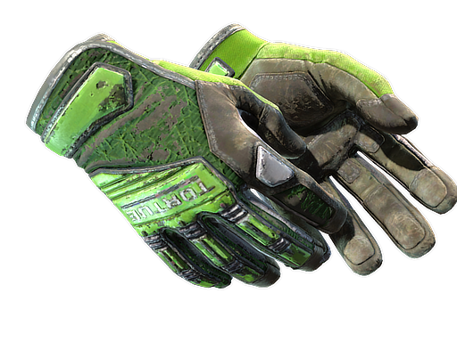 ★ Specialist Gloves | Emerald Web (Battle-Scarred)