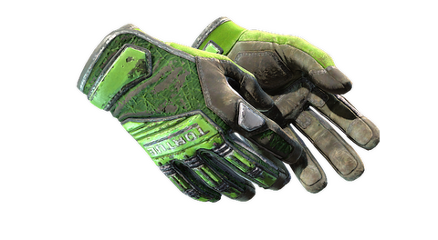 ★ Specialist Gloves | Emerald Web (Battle-Scarred)