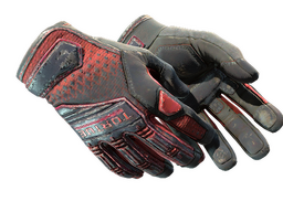 ★ Specialist Gloves | Crimson Kimono (Battle-Scarred)