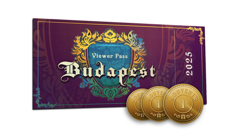 Budapest 2025 Viewer Pass + 3 Souvenir Tokens