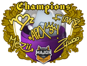 Капсула с автографами чемпионов StarLadder Budapest Major 2025