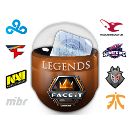 Легенды FACEIT London 2018 (голографические/металлические)