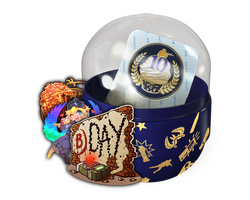 10 Year Birthday Sticker Capsule