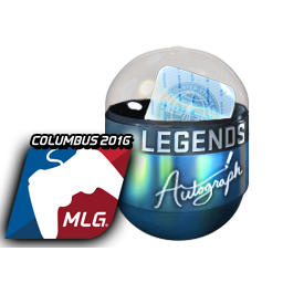 Капсула с автографом | Легенды (металлическая) | MLG Columbus 2016