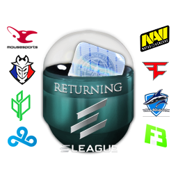 Вернувшиеся претенденты ELEAGUE Boston 2018 (голографические/металлические)