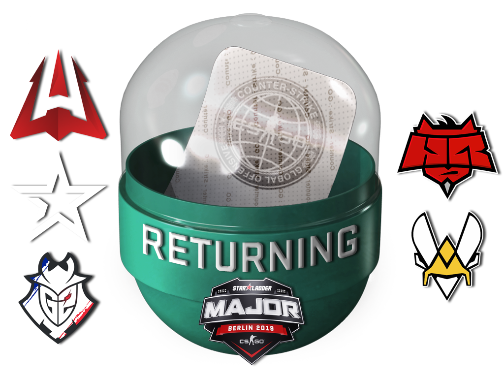 Powracający pretendenci StarLadder Berlin 2019 (hologramowa/foliowana)