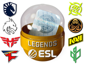 Капсула с наклейками легенд IEM Rio Major 2022