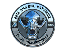 Sticker | ESL Skull (Foil) | Katowice 2014