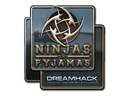 Sticker | Ninjas in Pyjamas (Foil) | DreamHack 2014