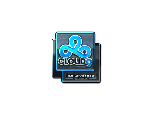 Наклейка | Cloud9 (металлическая) | DreamHack 2014