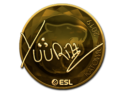 Sticker | yuurih (Gold) | Katowice 2019