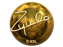 Sticker | ZywOo (Gold) | Katowice 2019