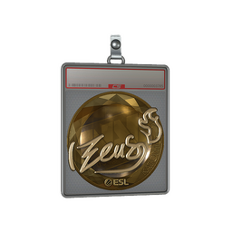 Sticker Slab | Zeus (Gold) | Katowice 2019
