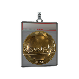 Sticker Slab | xseveN (Gold) | Katowice 2019