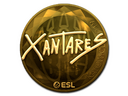 Sticker | XANTARES (Gold) | Katowice 2019