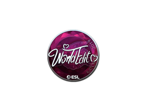 Autocolante | WorldEdit (Foil) | Katowice 2019