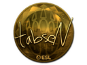 Sticker | tabseN (Gold) | Katowice 2019