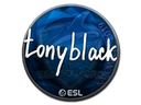 Sticker | tonyblack (Foil) | Katowice 2019