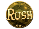 Sticker | RUSH (Gold) | Katowice 2019