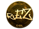 Sticker | REZ (Gold) | Katowice 2019