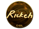 Sticker | Rickeh (Gold) | Katowice 2019