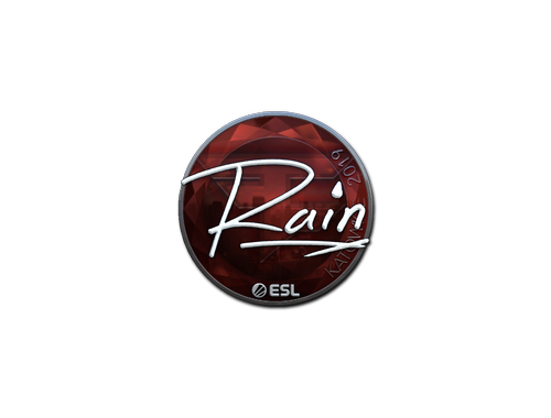 Naklejka | rain (foliowana) | Katowice 2019